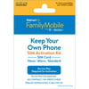 Walmart Family Mobile Keep Your Own Phone SIM Kit - T-Mobile GSM Compatible