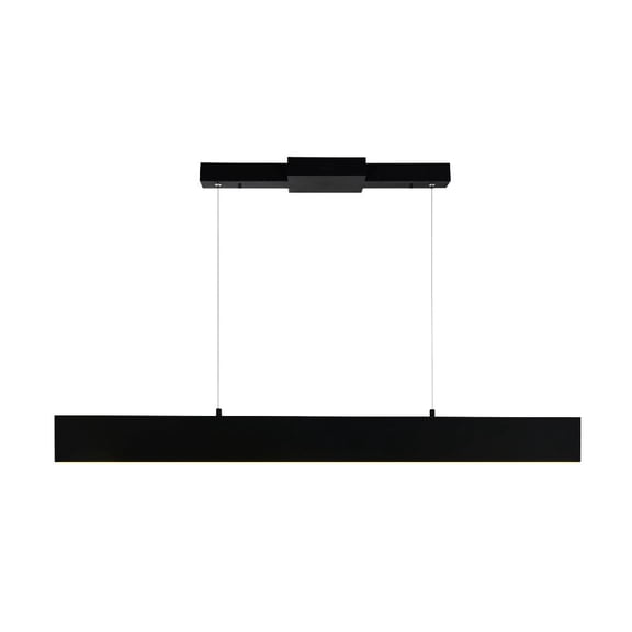 CWI Lighting Krista Contemporary Metal LED Chandelier in Satin Black