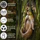 thumbnail image 5 of Billuyoard Marrón mano de obra fina cara de árbol de hombre viejo para decoración de caras de árbol novedad estación de alimentación de Suministros de alimentación y agua para mascotas, 5 of 6