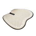 thumbnail image 2 of Gel Seat Cushion, Cool Chair Cushion for Office Chairs, Driving Car Cushions Breathable, Wheelchair Cushions for Pressure Relief, Back Pain for Seat Cushion, Chair Pad with No-Slip Cover (Beige), 2 of 7