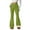 Light Green, variant on Women's Fleece Lined Winter Pants, Thermal High Waist Flare Leggings, Warm Soft Lounge Pants with Pockets, Cozy High Waisted Trousers, Casual Winter Wear Orange L