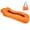 Orange, variant on TOPCHANCES Inflatable Lounger, Portable Ergonomic Beach Air Bed Sofa Couch Waterproof Anti-Air Leaking for Indoor Outdoor Camping, No Pump Required