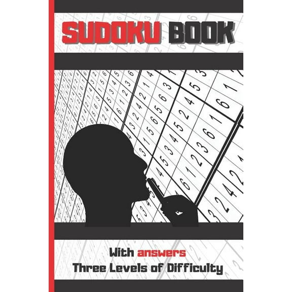 Sudoku Book: 6 X 9 100 SUDOKU PUZZLES BOOK WITH ANSWER KEYS INCLUDED. Easy to Hard. TONS OF FUN. EASY-TO-READ FONT SUDOKU BOOK. KID
