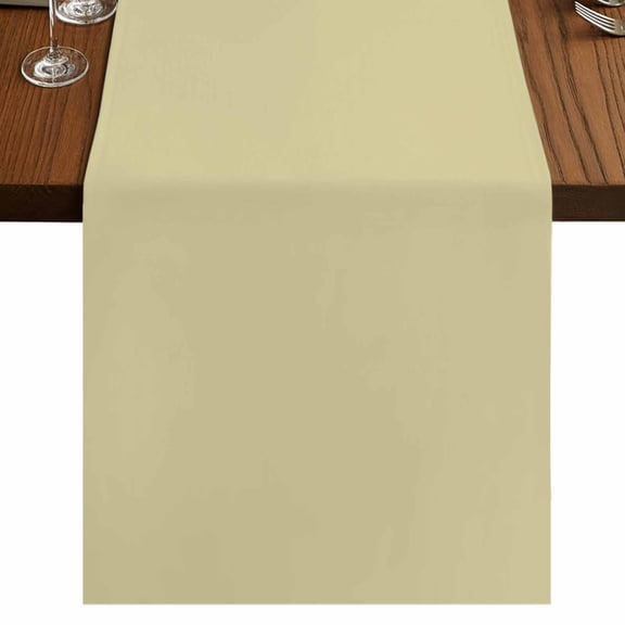 Table Runners 72 Inches Long Dress Scarves, Yellow Solid Color Farmhouse Kitchen/Dining Table Runner, Coffee Tablerunners, Aesthetics Contemporary Luxury 16x72 Inch