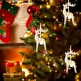 thumbnail image 5 of Mecorevxz Christmas Hanging Lighted Ornaments Crystal Acrylic Reindeer Shaped Christmas Ornaments for Christmas Tree Indoor Home Decor,Christmas Gifts, 5 of 8
