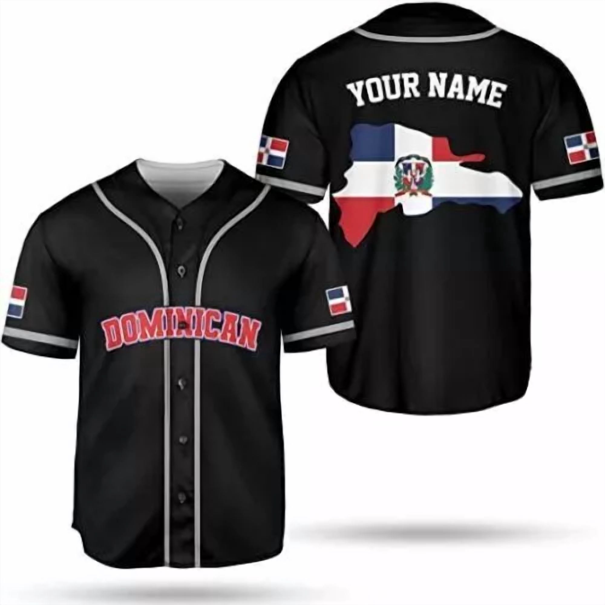 Personalized Dominican Republic 3D Baseball Jersey Shirt US BEST PRICE - Hot Sale 2026