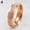 Rose Gold, variant on Men Women Wedding Band Ring Stainless Steel Matte Ring Jewelry Couple Gift