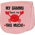 thumbnail image 2 of Inktastic Gammy Loves Me Grandchild Baby Burp Cloth, 2 of 3