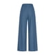thumbnail image 5 of Pincandy Women's Solid Color Stretch Denim Leggings - Low Waist, 2 Pockets, Loose Wide Leg Fit, Perfect for Gym, Workout & Casual Wear, 5 of 7