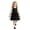 G10-Black, variant on Rhuody Girls' Dresses Sleeveless Bowknot Casual Dress Dance Party Dresses Retro Playsuit