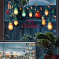 thumbnail image 5 of Fufafayo under $5 Christmas Light Window Clings Merry Christmas Bright Window Stickers Holiday Xmas Window Wall Stickers Decals Colorful Light Bulb Window Cling Decorations, 5 of 7