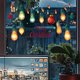 thumbnail image 5 of Cadena de luces de Navidad, calcomanías decorativas para ventanas y puertas, decoraciones festivas para ventanas y puertas, 5 of 7