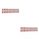thumbnail image 3 of Guardurnaity Paquete de 24 uñas postizas de ataúd de bailarina DIY exquisitas uñas acrílicas 5 caqui Type2 NO2, 3 of 6
