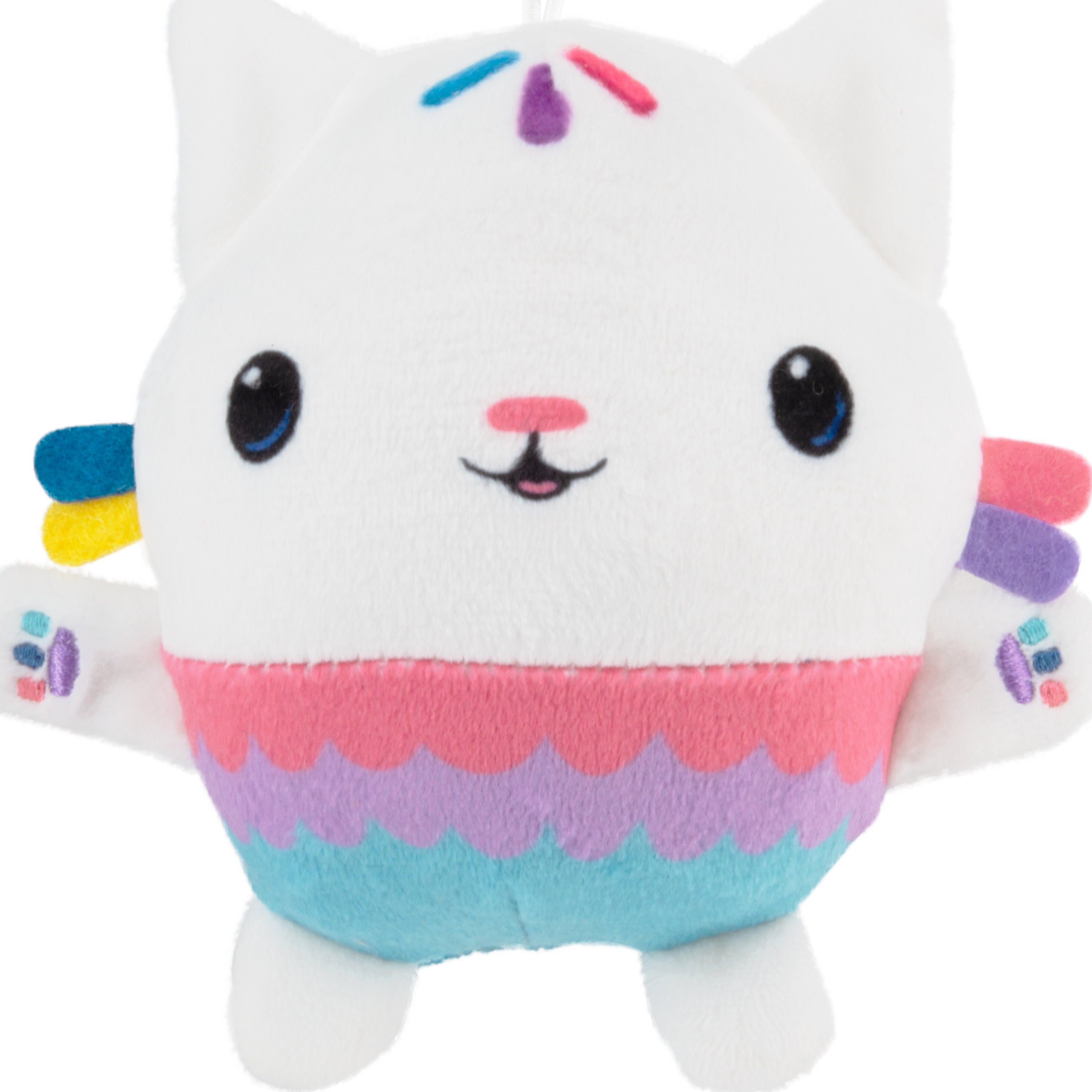 Hallmark Christmas Ornament (Gabby's Dollhouse Cakey Cat, Fabric), 1 Count