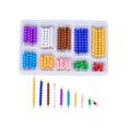 thumbnail image 1 of Math Toys Kghios Montessori, 10 juegos de cadenas de cuentas de colores, 1 a 10, 1 of 7