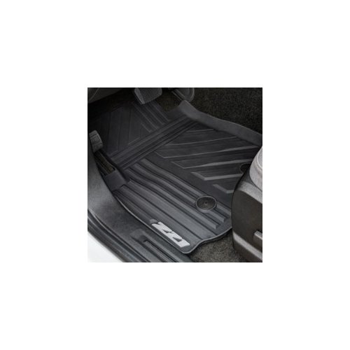 Acdelco Triflex Car Rubber Floor Mats Odorless All Weather Protection 3 Pieces Black Rubber Floor Mats Rubber Flooring Car Floor Mats