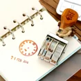 thumbnail image 4 of 1PCS 4 colors Inkpad Ink stamp pad Colorful Cartoon Craft Inkpad set for DIY funny work Fingerprint Scrapbooking Accessories Purple gradient, 4 of 5