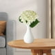 thumbnail image 4 of CaiYueKe Artificial Hydrangea Flowers Fake Silk Wedding Bouquet Centerpiece Home Decor Floral Arrangements for Table Party Church Hotel Decoration Real Touch Lifelike Greenery Bouquets Bulk, 4 of 7
