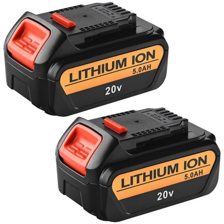 

5.0 Ah Replacement For Dewalt 20V Battery DCB205 DCB206 DCB200 DCB204 DCB206 2Pack