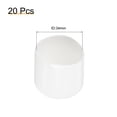 thumbnail image 2 of Uxcell 34mm Rubber End Caps Round Vinyl Plug Insert Rubber Flexible Vacuum Caps 20Pcs, 2 of 6