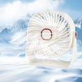 thumbnail image 4 of Ventilador, ventilador de techo, ventilador de escritorio, ventilador portátil, ventilador de escritorio con carga USB, tres velocidades, alta potencia de viento, mini ventilador eléctrico colgante, v, 4 of 6
