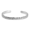 thumbnail image 2 of Luxe Jewelry Designs Women's Sterling Silver Bangle with Rose Epoxy, 2 of 9