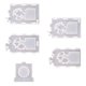 thumbnail image 1 of Bolígrafo de silicona, de resina, soporte inferior cuadrado, , herramienta para manualidades, decoración para hogar para escritorio, Flor Gloria Moldes portaescobillas, 1 of 8