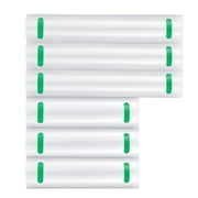 KFFKFF Sealable Freezer Bags, Set of 3 Rolls Measuring 11 In x 20 Ft & 3 Rolls Measuring 8 In x 20 Ft, Food Grade, BPA-Free, Suitable for Meal Preparation or Sous Vide Cooking