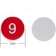 thumbnail image 2 of Etiquetas de números de plástico Etiquetas numeradas grabadas Etiquetas de identificación Etiquetas clave sin agujero, 2 of 5