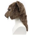 thumbnail image 5 of Máscara de oso de peluche para Halloween, cosplay, fiestas, eventos, color marrón, 5 of 5