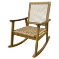 thumbnail image 1 of F. Corriveau International - Lara Rocking Chair with Backrest and Seat in Interwoven Wicker, 1 of 9