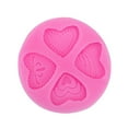 thumbnail image 1 of Inteprter Molde de pastel con forma de corazón de 4 rejillas, reemplazo portátil, resistente al calor, molde antiadherente para dulces de Herramientas y accesorios para hornear, 1 of 6