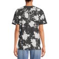thumbnail image 2 of No Boundaries Juniors Tie Dye Boyfriend T-Shirt, 2 of 5