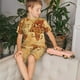 thumbnail image 4 of Balery Not All Those Who Wander Are Lost2 Conjunto de Pijama Infantil de Manga Corta con Estampado – Ropa de Dormir de Algodón Suave-Large, 4 of 6