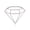 Silver, variant on Diamond Hard Enamel Lapel Pin | Clayton Jewelry Labs