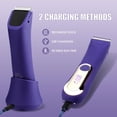 thumbnail image 2 of LC-dolida Bikini Trimmer for Women,Electric Razors for Women,Wet/Dry Painless Pubic Hair Trimmer for Women,Hair Removal Device with USB Charge Dock,Women's Gifts,Purple 1 Set, 2 of 10