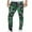 Green, variant on WXLWZYWL Men's Camo Pants Military Jogger Camouflage Outdoor Hiking Sports Slim Fit Trousers Trousers Drawstring Casual Active Sweatpants Baggy Sweatpants Gym Training Pants