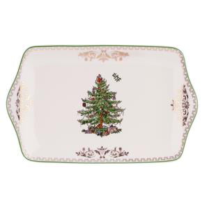 Spode CHRISTMAS TREE GOLD COLLECTION Dessert Tray
