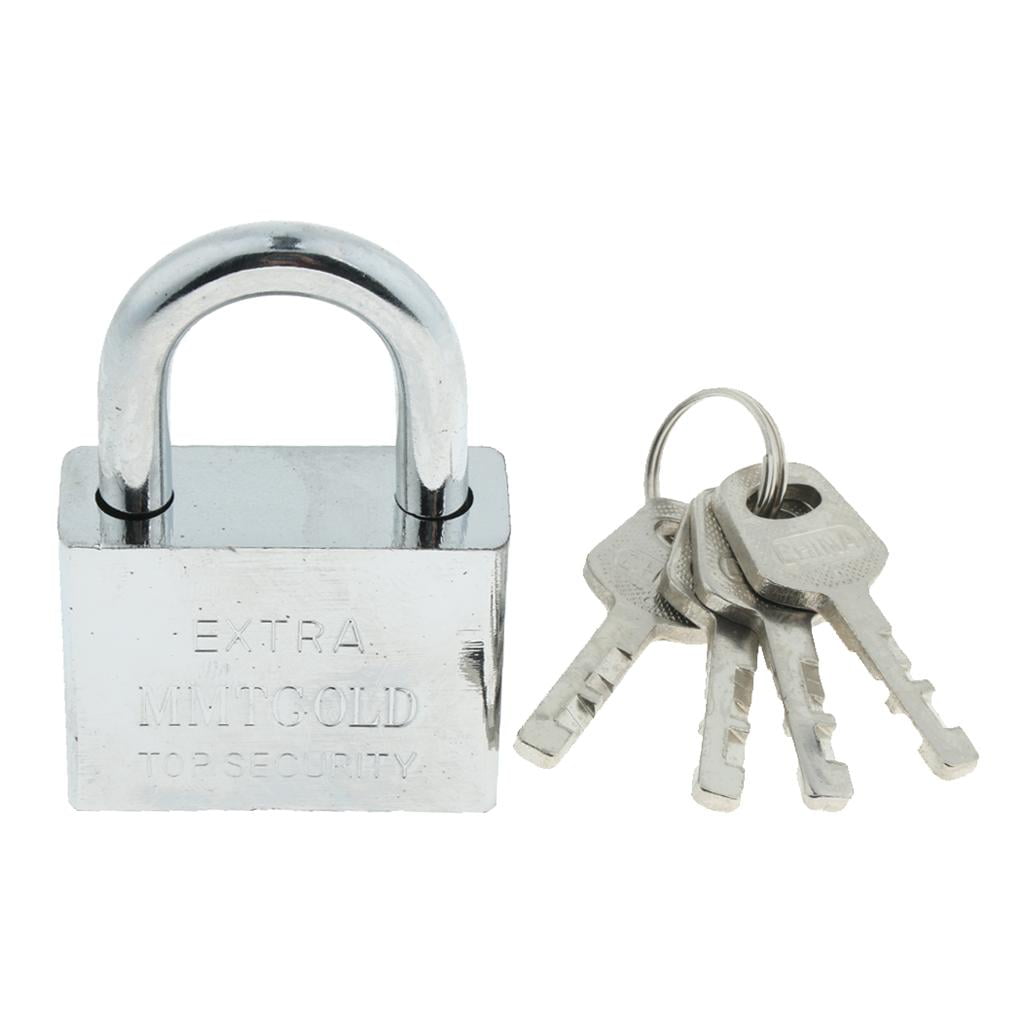 Metal Padlock Lock Security Padlock Long Short Shackle Anti-Rust 60x103mm 