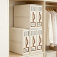 thumbnail image 5 of Fabric Storage With Sturdy And Handles For Home Organization And Decluttering Cedar for Clothes Storage Sustainable Storage Solutions Blanket Storage Shelf Cupboard Organizers And Storage for Clothes, 5 of 8