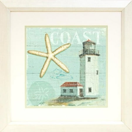 Beach House 4 Framed - buyartforless Beach House II by Lisa Audit Framed Wall Poster