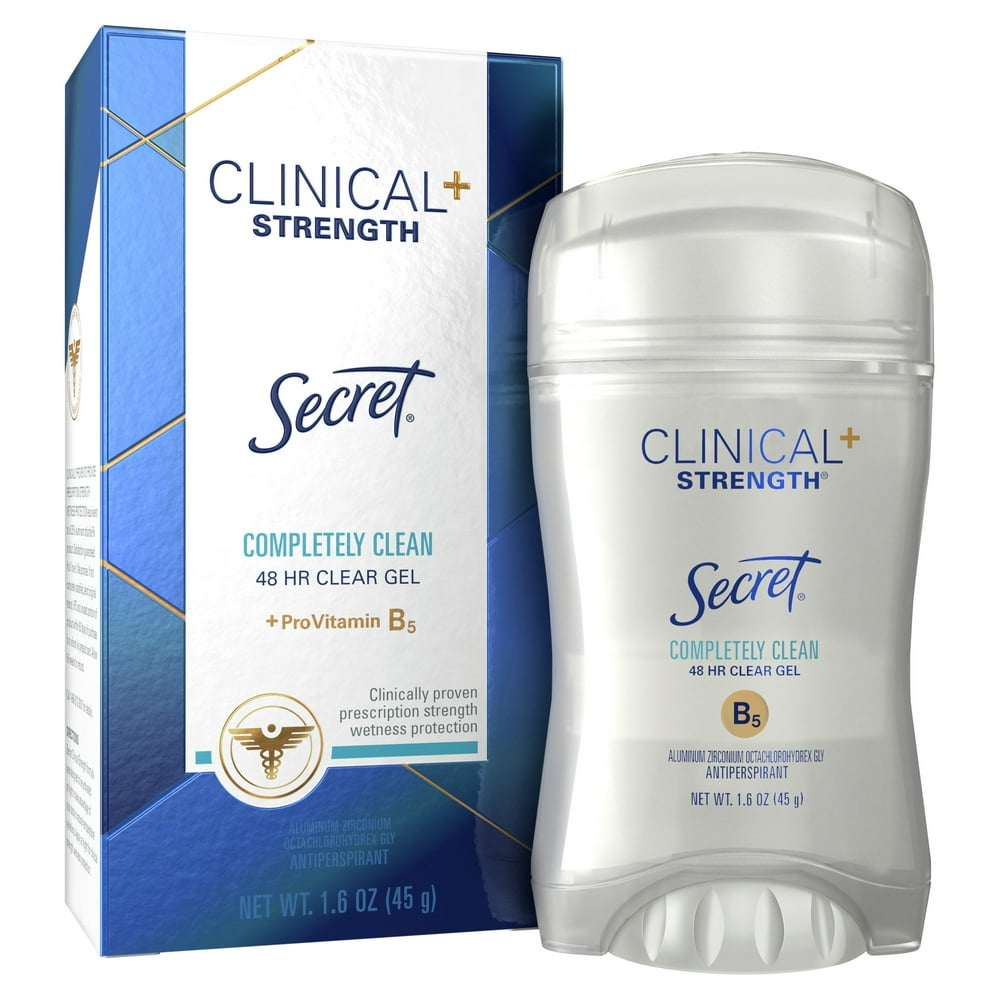Secret Clinical Strength Clear Gel Antiperspirant and Deodorant