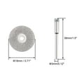 thumbnail image 2 of Uxcell 10 Pack of 18mm Diamond Coated Cutting Wheels with 2 Pack of Mandrels for Rotary Tool, 2 of 4
