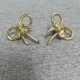 thumbnail image 2 of Paquete de 2 tiradores de mesita de noche de gabinete de almacenamiento de nudo de abeja de un solo agujero de latón, 2 of 10