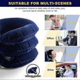 thumbnail image 3 of Ceinture de Cou et d'Épaule pour Soulagement de la Douleur au Cou, Étireur de Cou Gonflable Ajustable B_cadeau Parfait, 3 of 5