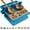LightBlue, variant on Cooler Kitchen Silicone Heat-Resistant BPA-Free Spoon Rest with Drip Pad, Blue - Set of 2