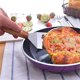 thumbnail image 5 of Juego de 2 espátulas de metal Happon, utensilios de cocina, espátula para parrilla, espátula ranurada de acero inoxidable, espátula pequeña de superficie plana para wok con mango de madera., 5 of 5