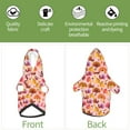 thumbnail image 6 of Honeii Happy Thanksgiving Turkey Print Small Dog Hoodies Pet Hooded Sweatshirts Fall Winter Puppy Cat Sweaters Warm Clothes for Small Dogs Outfits Costume-X-Large, 6 of 7