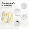 thumbnail image 5 of Disketp Lemon Potatoes Print Women's Shorts Workout Shorts for Athletic Gym Running Shorts with Phone Pockets X-Large, 5 of 8