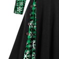 thumbnail image 4 of Vestidos de Navidad Para Mujer Moda Otoño Impresión Causal Fuera Del Hombro Botón Manga Larga Vestido de Vacaciones Odeerbi ODB196753, 4 of 4